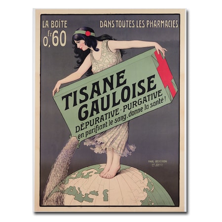 Paul Berthon 'Tisane Gauloise 1900' Canvas Art,18x24